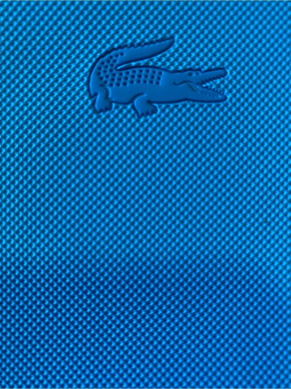 Lacoste Sky Blue Pique Toiletry Bag